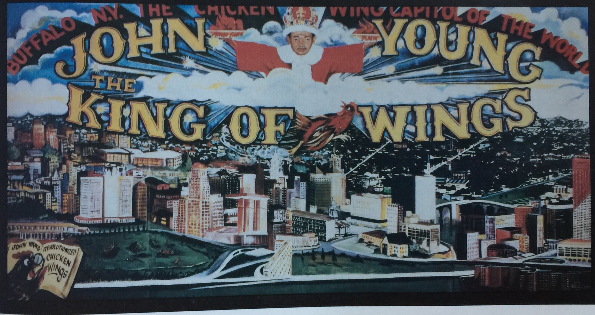 John Young Wing King mural